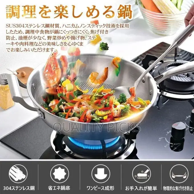 Honey Comb Structure Non-Stick Frying Pan