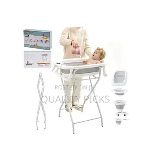7-in-1 Foldable Baby Bathtub With Temperature Sensor