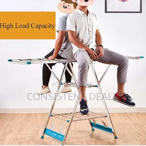 Foldable Clothes Drying Rack, 3-Level Laundry Drying Rack