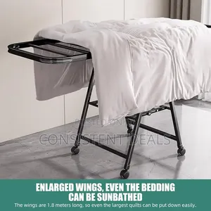 Foldable Clothes Drying Rack, 150CM 3-Tier Large