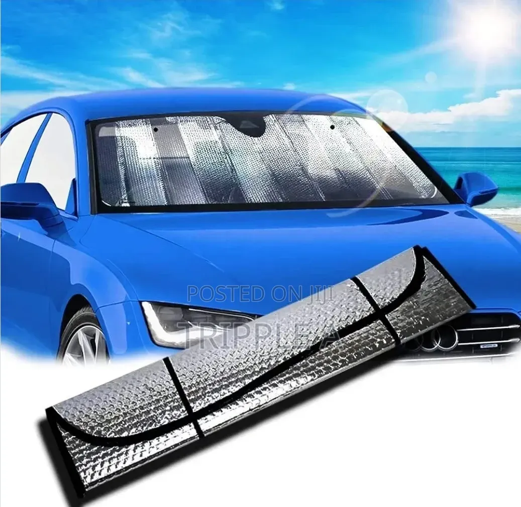 Premium Quality Accordion Metallic Reflective Car Sun Shade