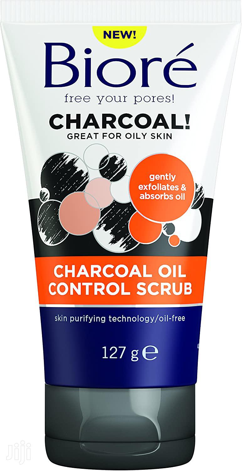 Biore Charcoal Anti Blemish Scrub for Oily Acne Prone Skin in Kampala Skin Care, Eande