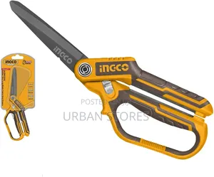 Ingco Rubber Grip Long-Blade Scissors 210mm- 8'