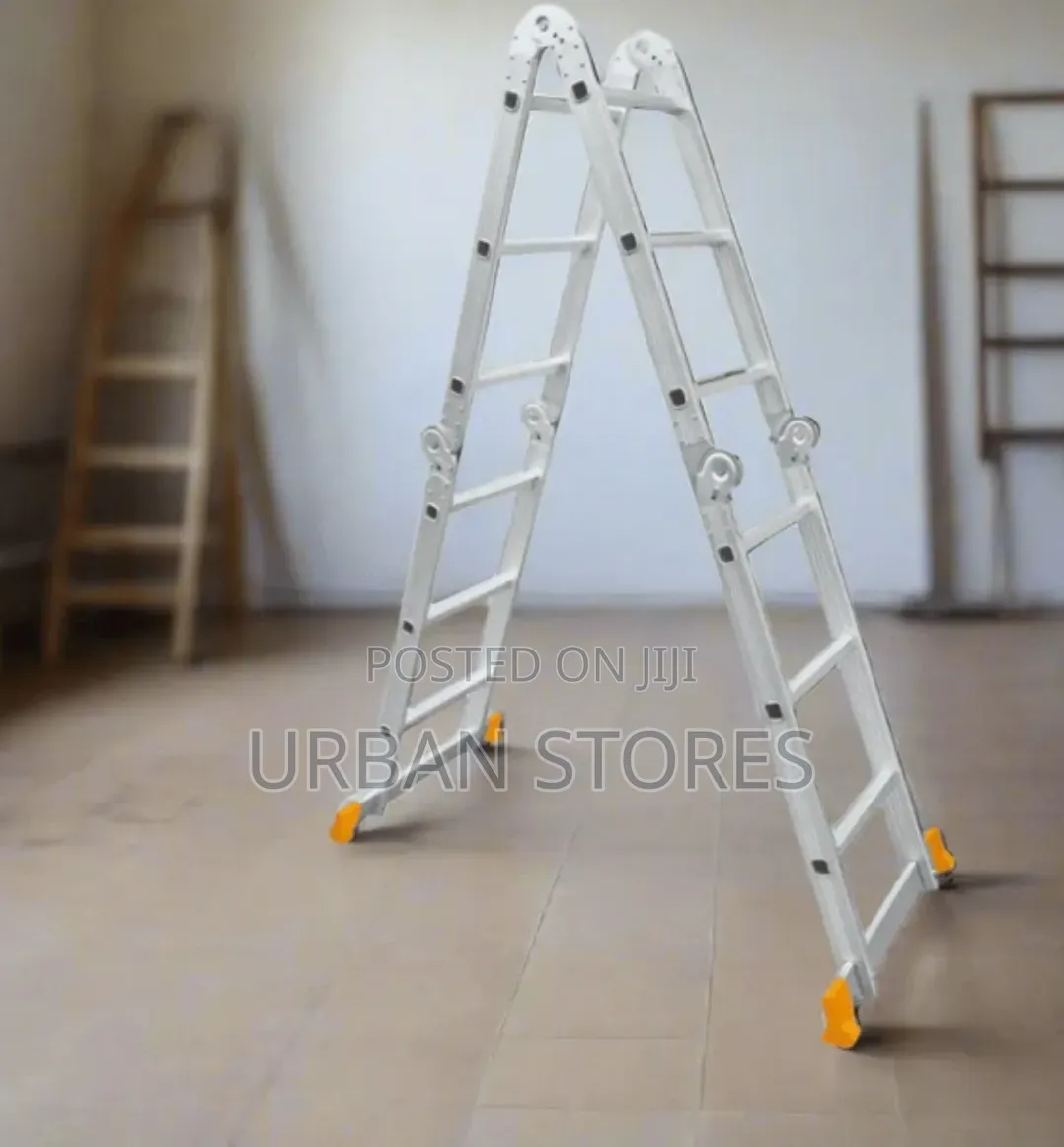 Ingco Multi-Purpose Aluminum Ladder 4x3 Steps