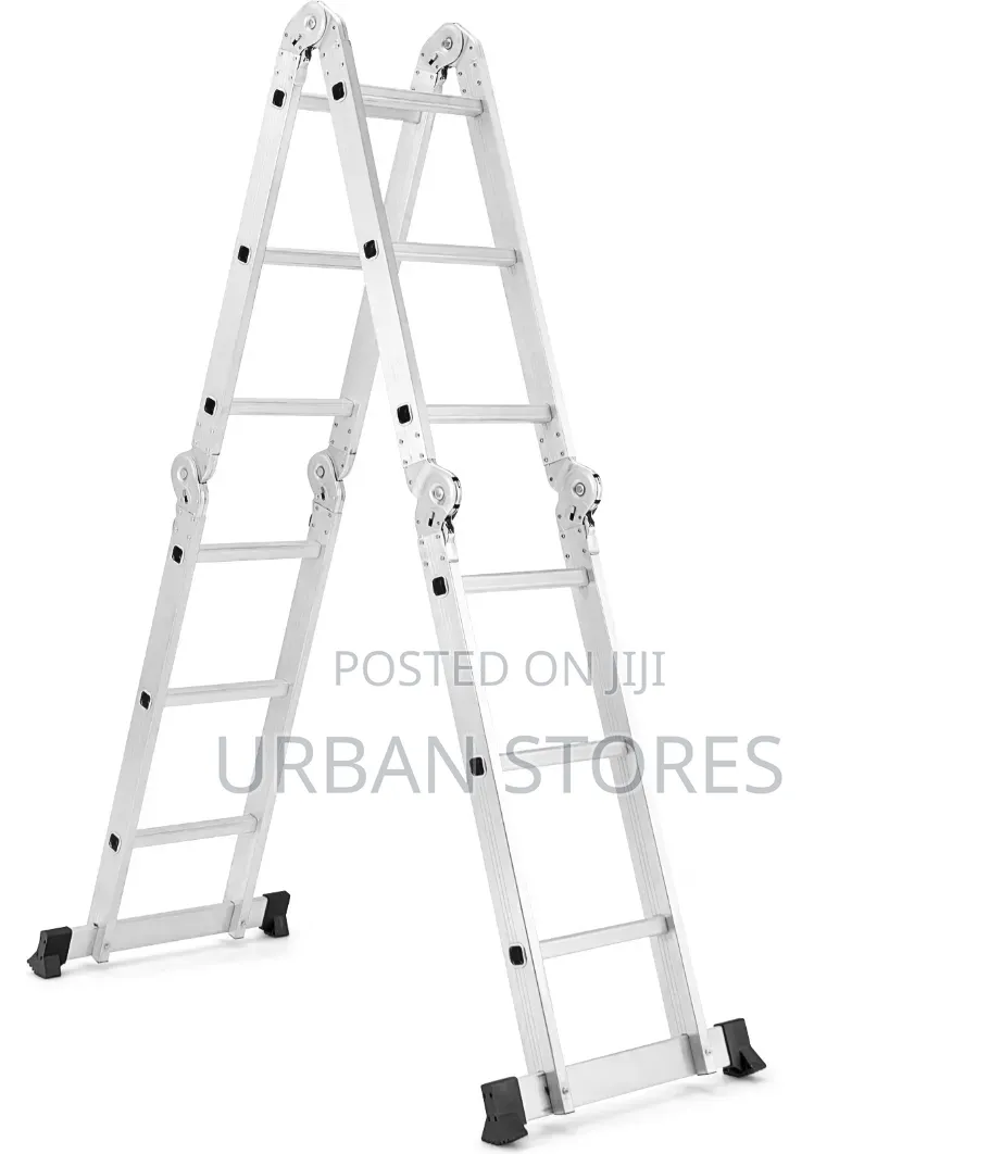 Ingco Multi-Purpose Aluminum Ladder 4x3 Steps