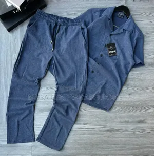 Linen-Blend Short-Sleeve Shirt