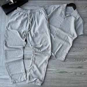 Linen-Blend Short-Sleeve Shirt