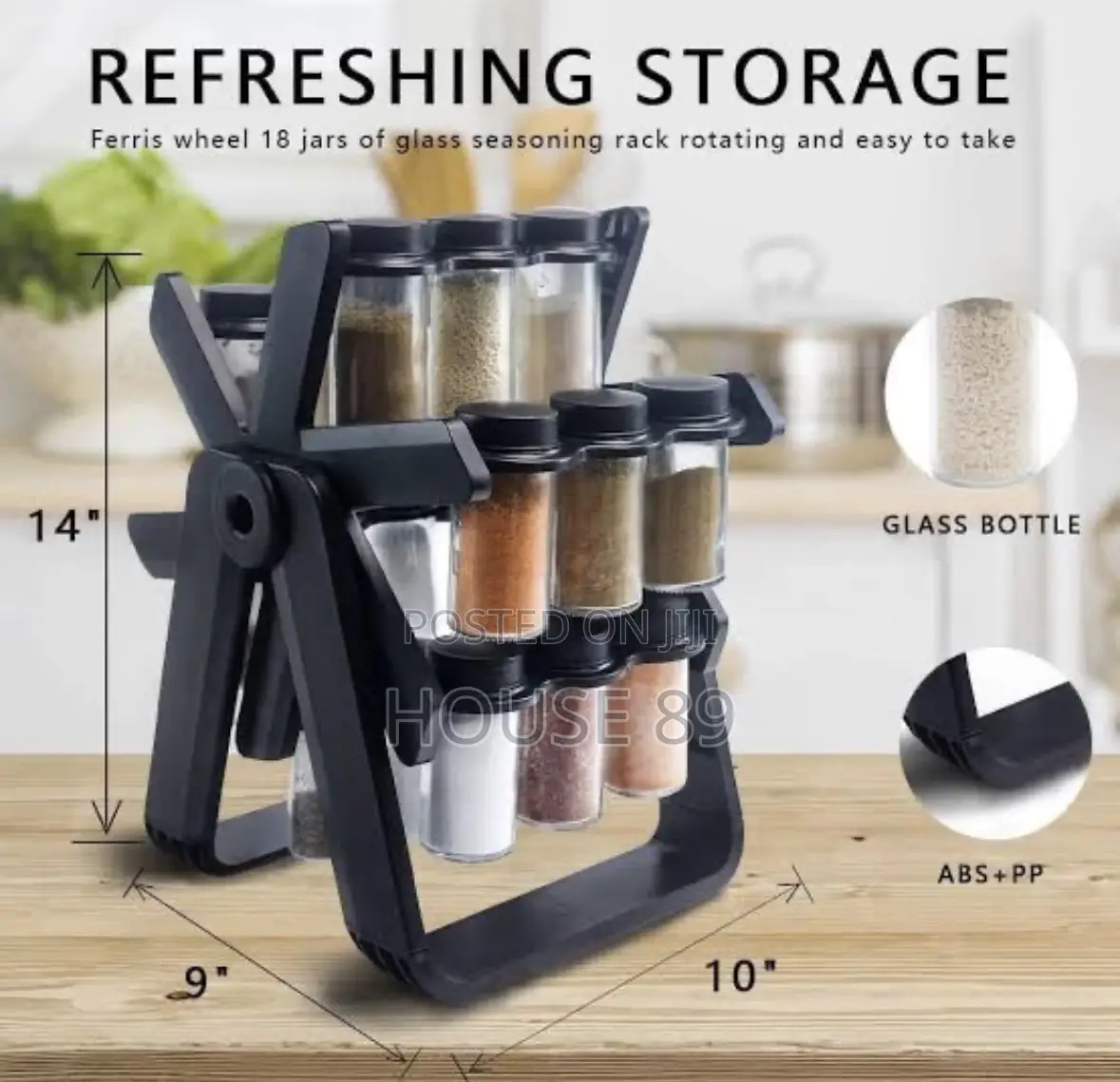 360 Rotating Spice Rack