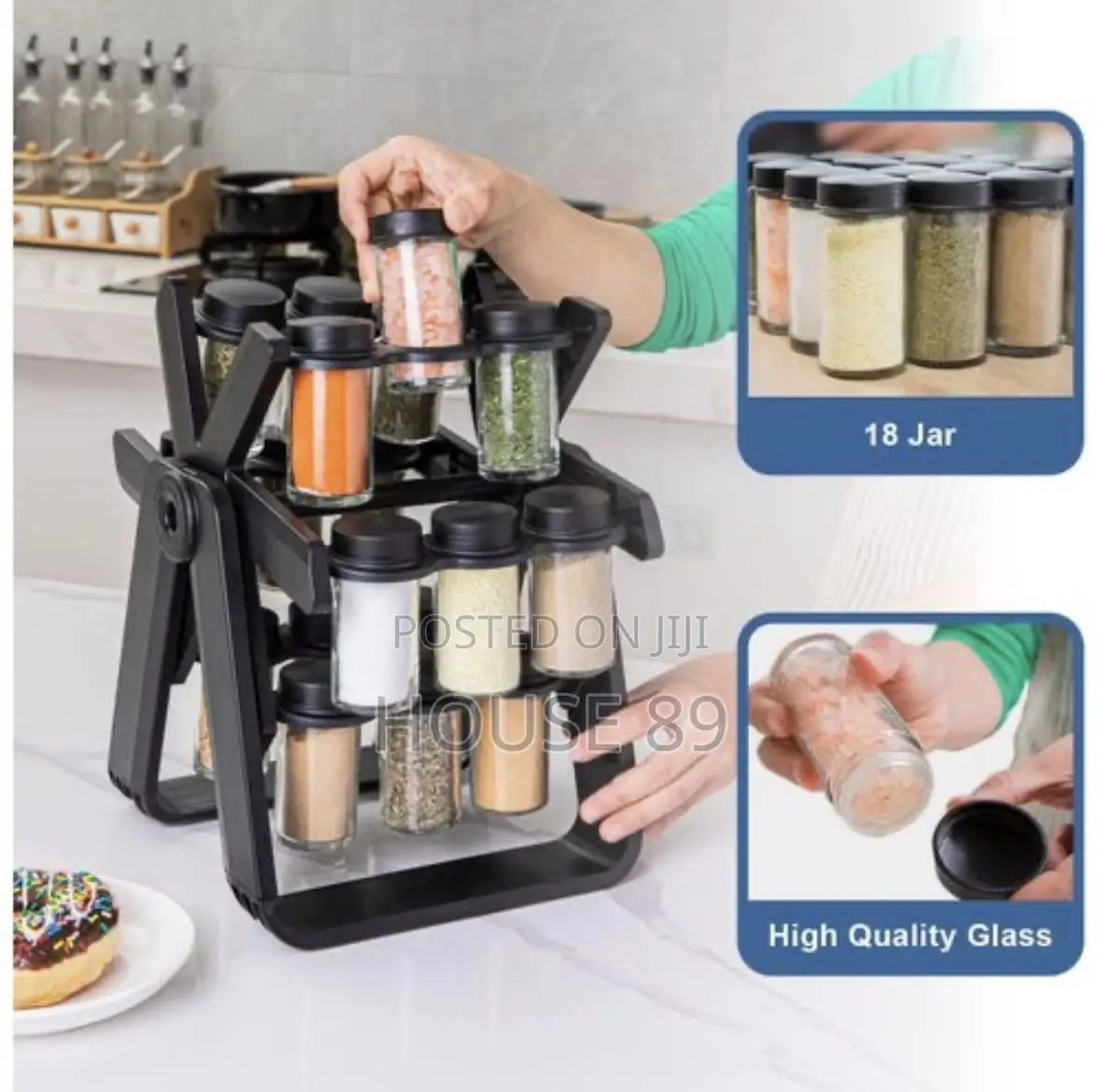 360 Rotating Spice Rack