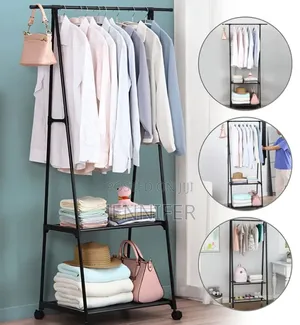 Freestanding Coat Metal Clothing Rack