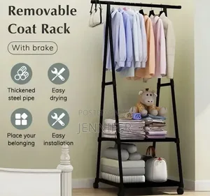 Freestanding Coat Metal Clothing Rack