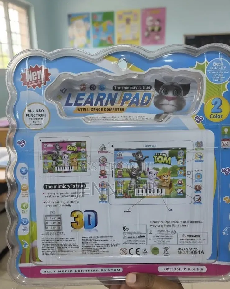 Talking Tom 3D Learn Pad Educational Tablet for Kids
