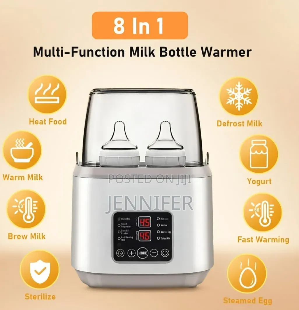 8-in-1 Fast Milk Warmer With Timer