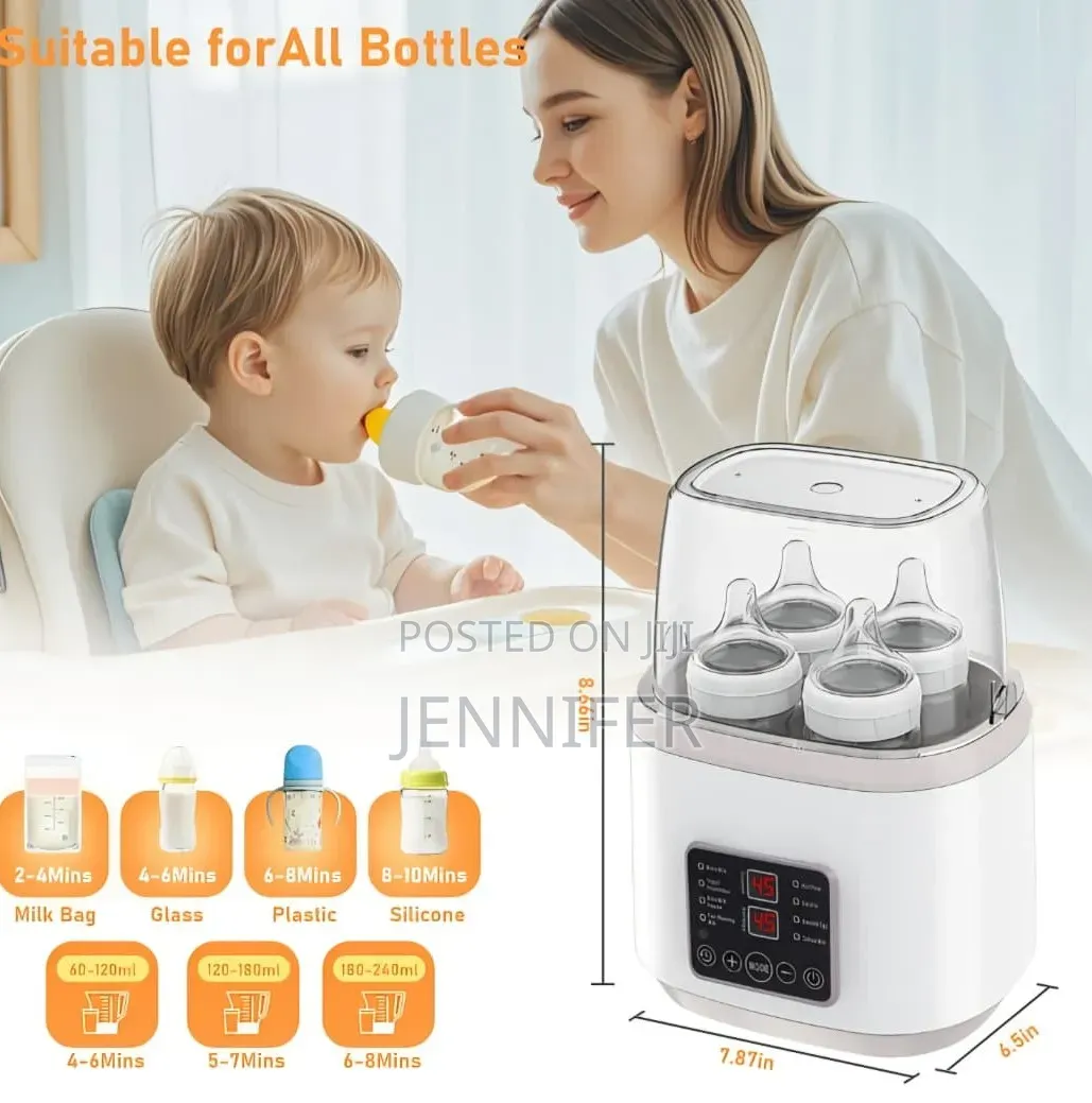 8-in-1 Fast Milk Warmer With Timer