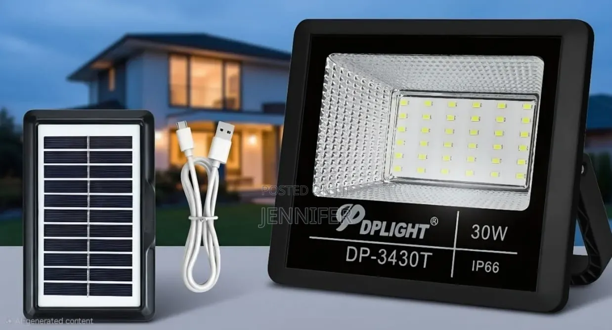 DPLIGHT DP-3430T Solar Floodlight