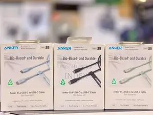 Anker 544 USB C to C Cable 140W Bio-Based 6ft, 25,000-Bend Lifespan