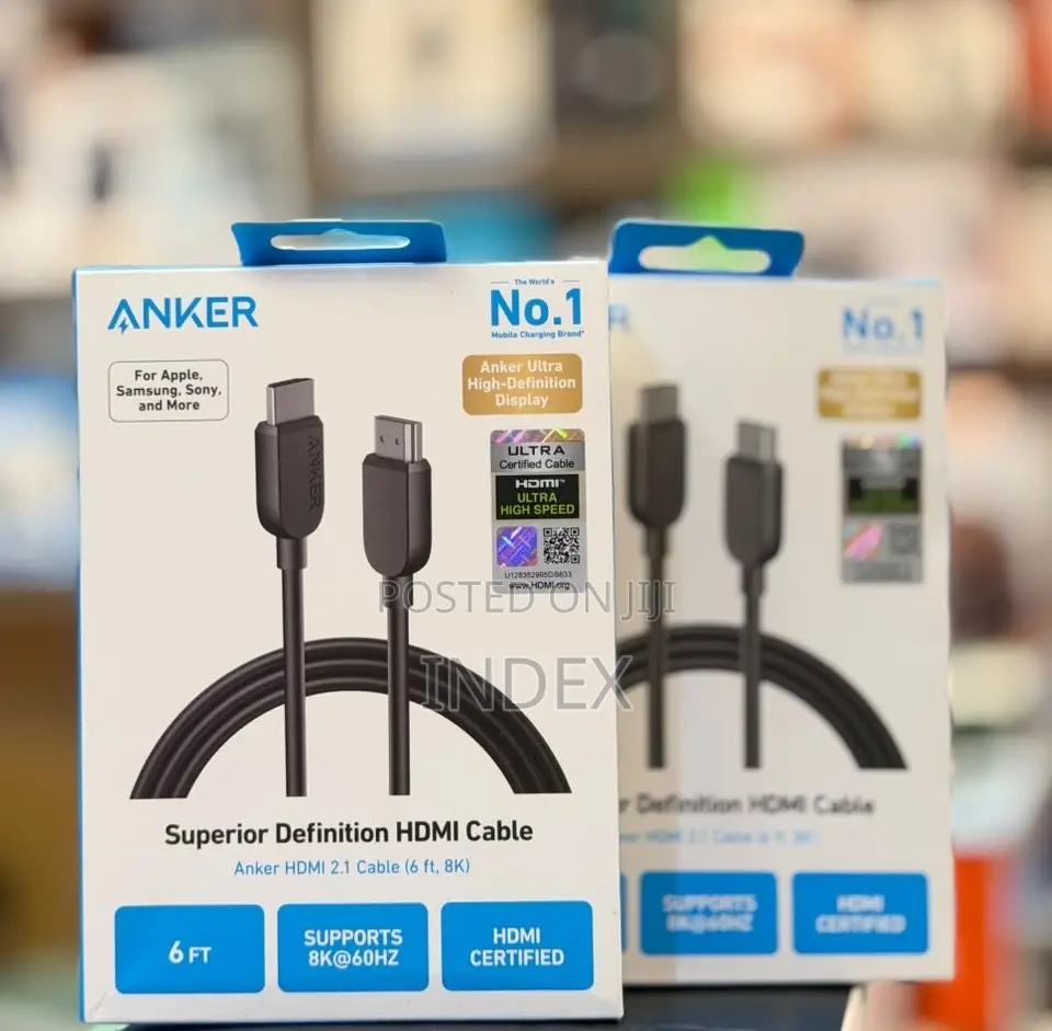 Anker at 60Hz HDMI Cable, 6ft Ultra HD at 120Hz