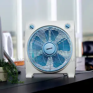 Geepas GF21113 12'' Box Fan - 3 Speed, 60 Minutes Timer- Copper Motor