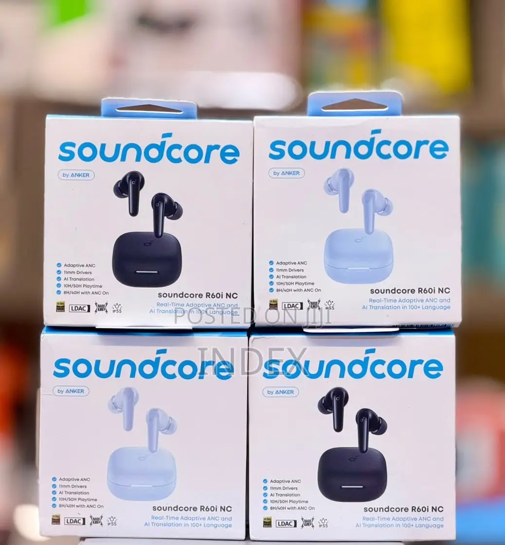 Anker Soundcore R60i NC Wireless Earbuds – Adaptive ANC, 50H Playtime