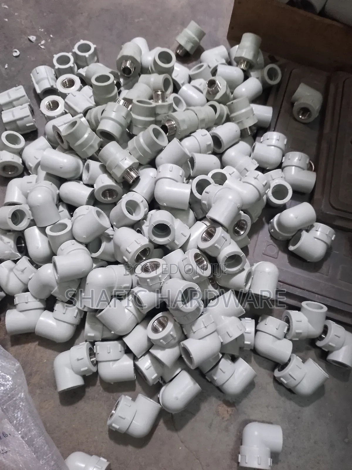 PPR Fitting Female 3/4 by 1/2 Inch Elbows, Tee, Adapters for Pipe Work