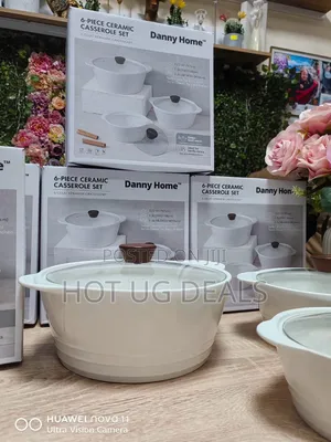 Danny Home 6-Piece Ceramic Casserole Set With Lids