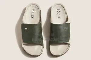 Men’s Classic Beige/Green Polex Comfort Push in Sandals