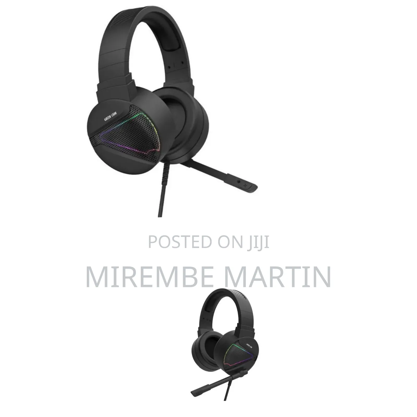 Green Lion GP27X Gaming Headphone, Built-in Omni-Directional Noise