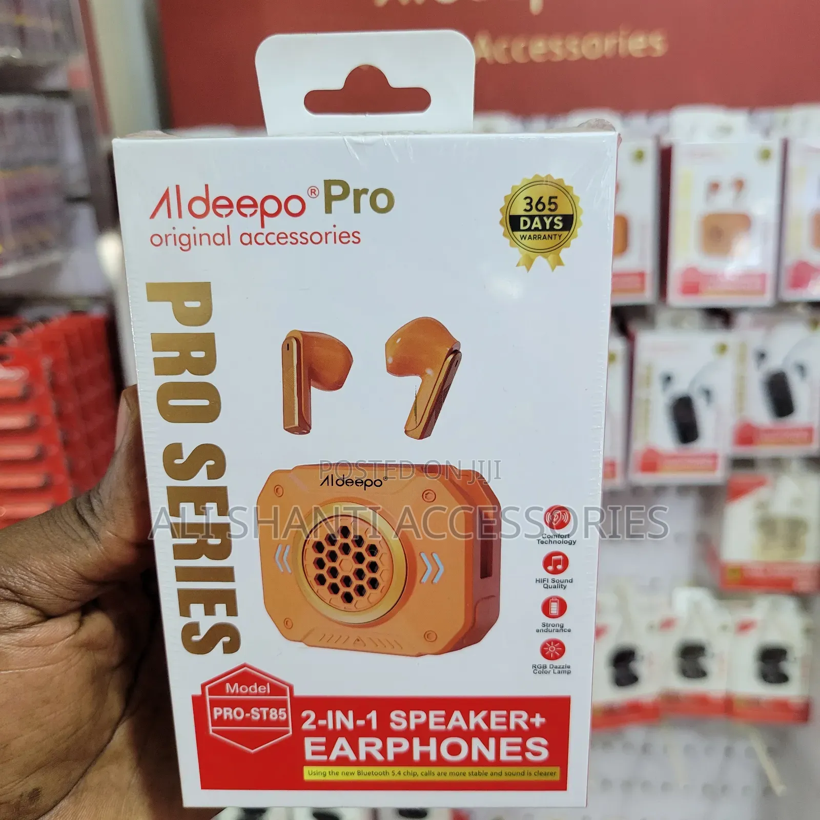 Aldeepo Pro Series 2 in 1 Bluetooth and Earbuds