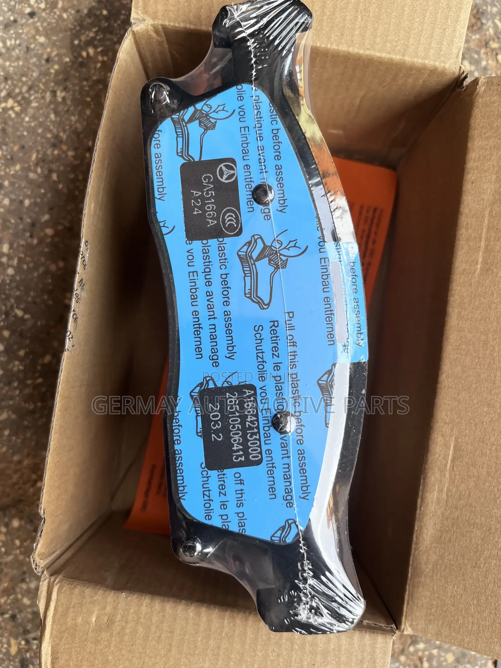 Brake Pads for Mercedes Ml W166 Ml350, Gle W292