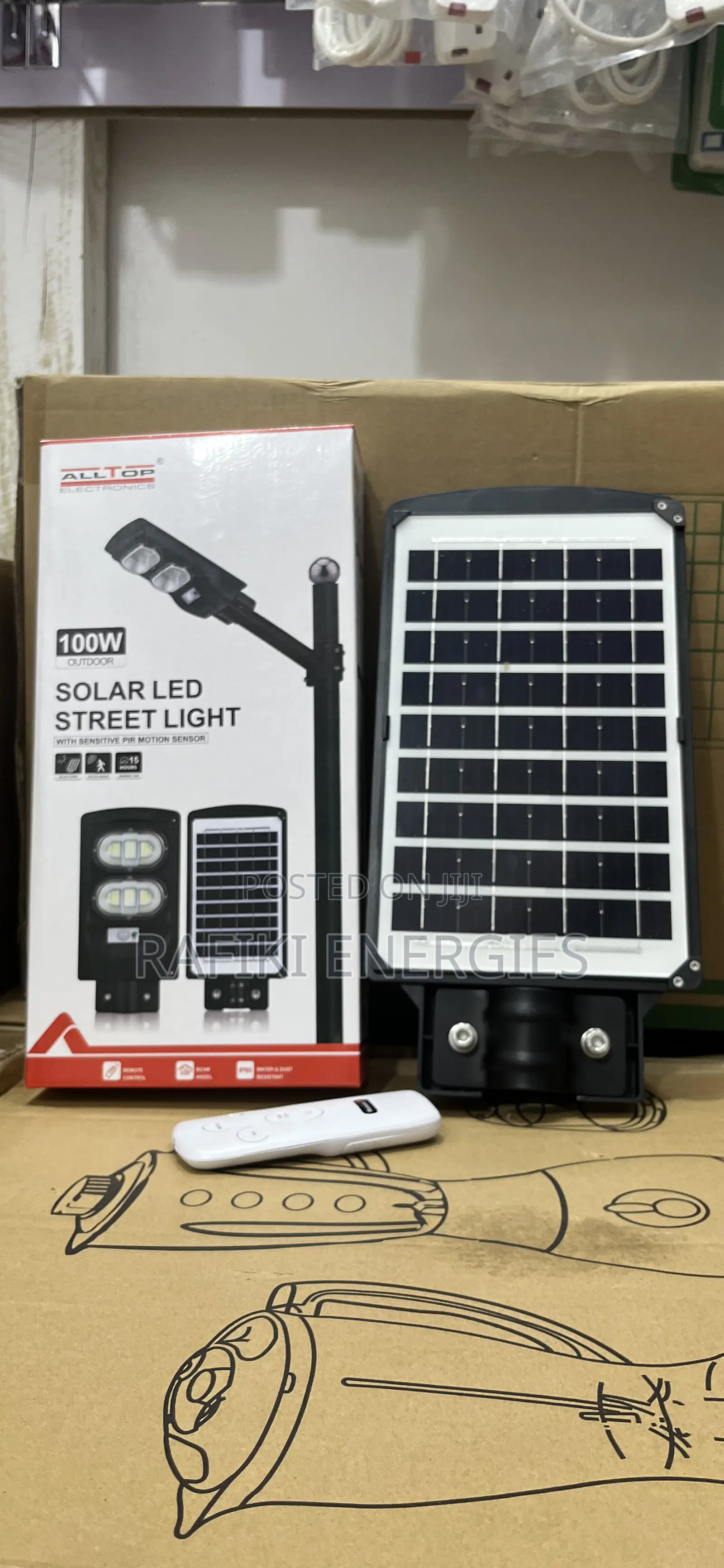 ALL TOP Solar Led Streetlight 100W