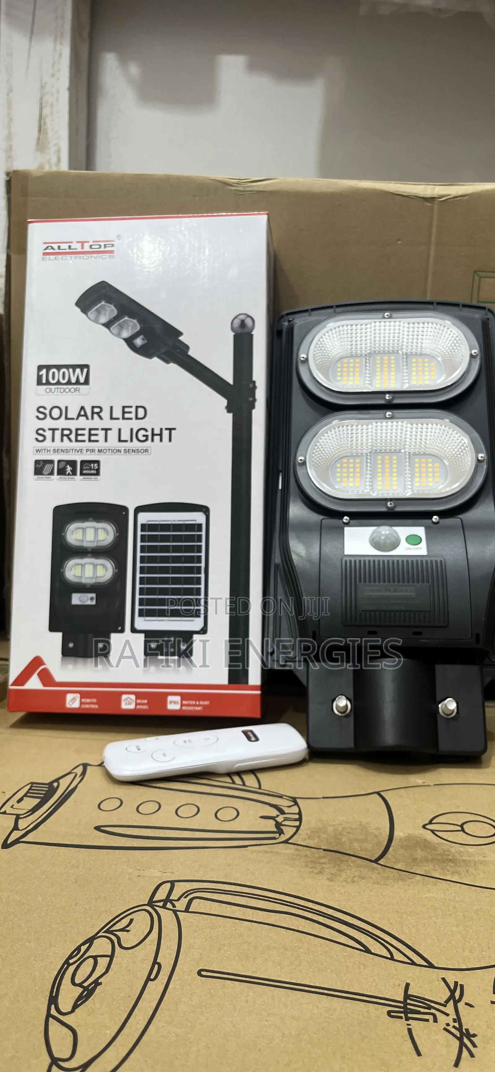ALL TOP Solar Led Streetlight 100W