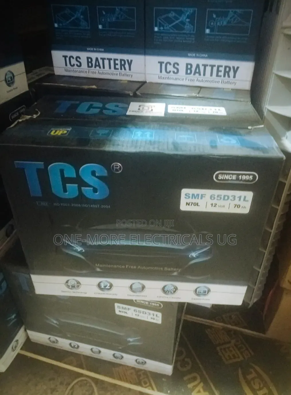 Car Batteries 70ah/12volts Free Maintenance