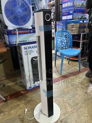 Diamond Tower Fan Digital Remote – Powerful, Quiet Modern Cooling