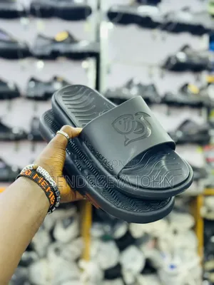 Black Rubber Sandals