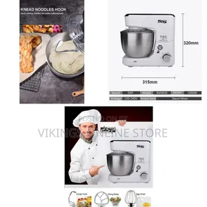 DSP 5L DSP Blender Dough Hand/Stand Mixer Food Processor, White