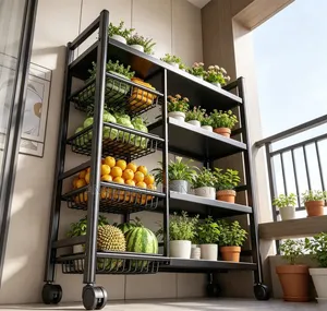 Baskets and Blooms 5- Tiers Trolley
