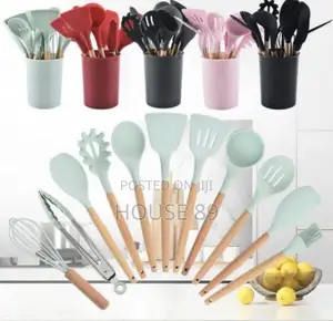 12 Piece Silicone Kitchenware Set