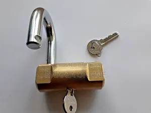 80mm Heavy Duty Brass Padlock With Hardened Steel Shackle and Keys