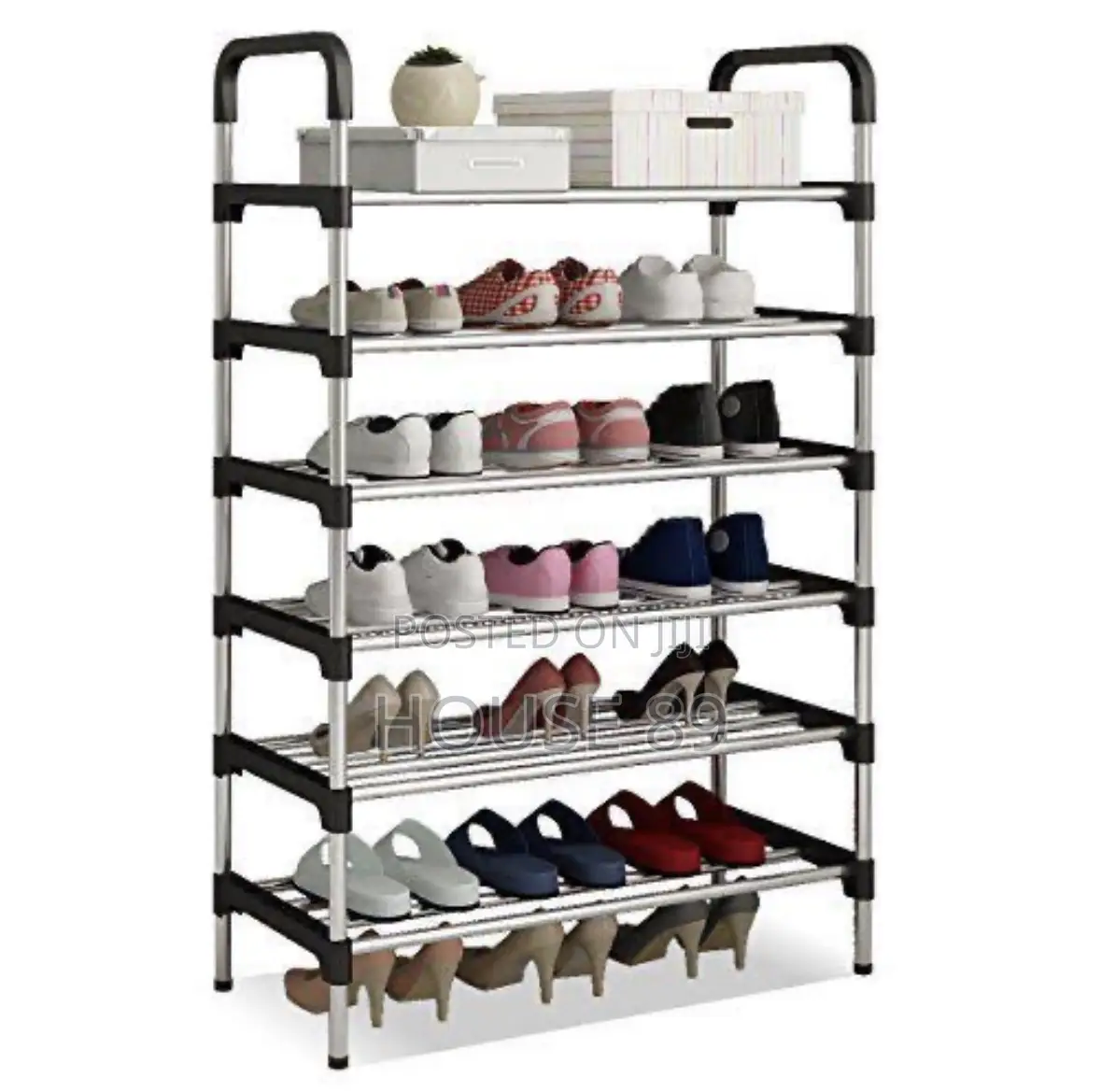 Generic 7 Layer Stainless Steel Shoe Rack