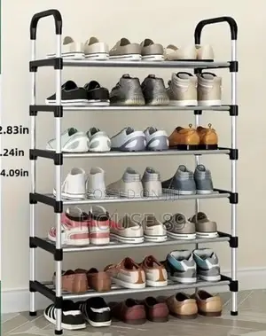 Generic 7 Layer Stainless Steel Shoe Rack