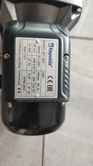 0.5HP Jet Water Pump 35m Head 37l/Min 220V