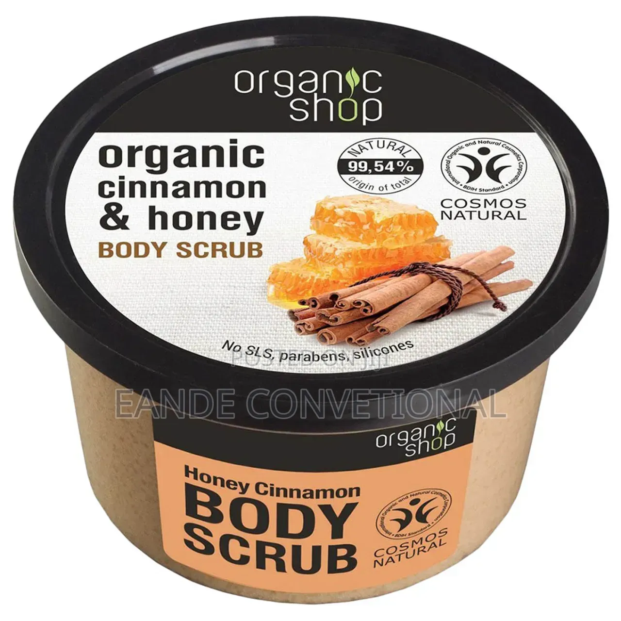 Cinnamon and Honey Organic Body Scrub