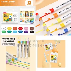 Shades Water Based Acrylic Marker Paint Pens With Fine Tips Colors