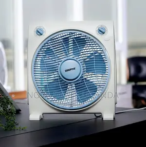 Geepas GF21113 12'' Box Fan - 3 Speed, 60 Minutes Timer- Copper Motor