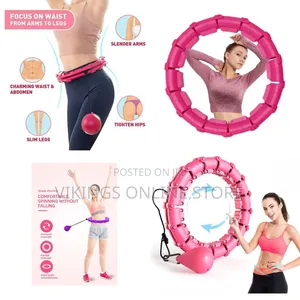 Smart Weighted Hula Hoop for Adults + Children, 24 Detachable Knots