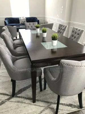 High Back Gray Turfed Dining
