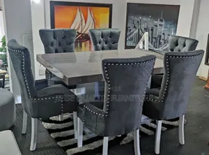High Back Gray Turfed Dining