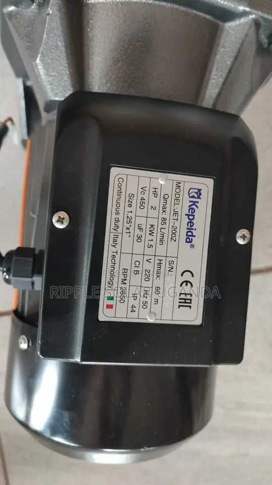 2HP Jet Water Pump 60m Head 85l/Min 220V