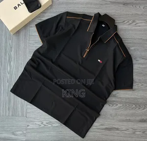 Contrast Collar Polo Shirt