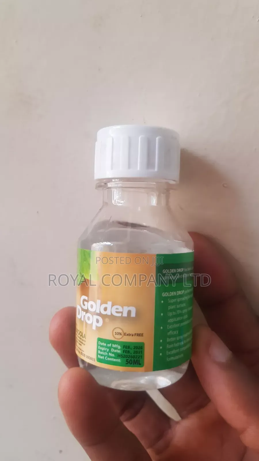 Golden Drop 50mls
